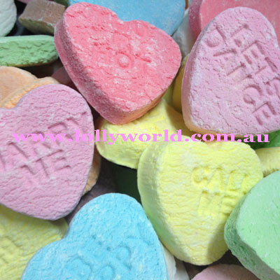 stuffed conversation hearts