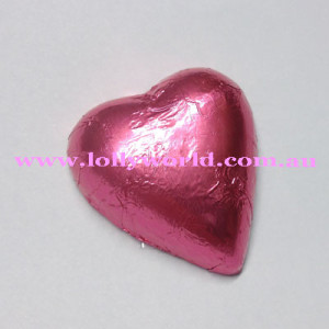 Pink chocolate hearts