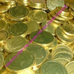 gold chocolate coins bulk