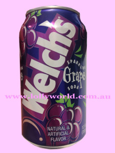 Welch's Grape Soda 355ml x 12 Cans (1 Carton)