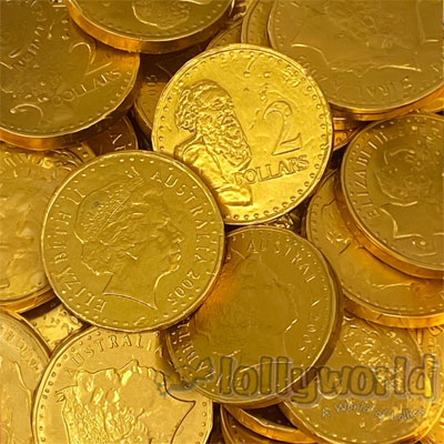 Gold Chocolate Coins