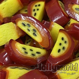 Chunky Passionfruit Lolly Slices